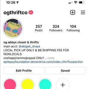 PLEASE GO FOLLOW MY THRIFT INSTAGRAM PAGE :)